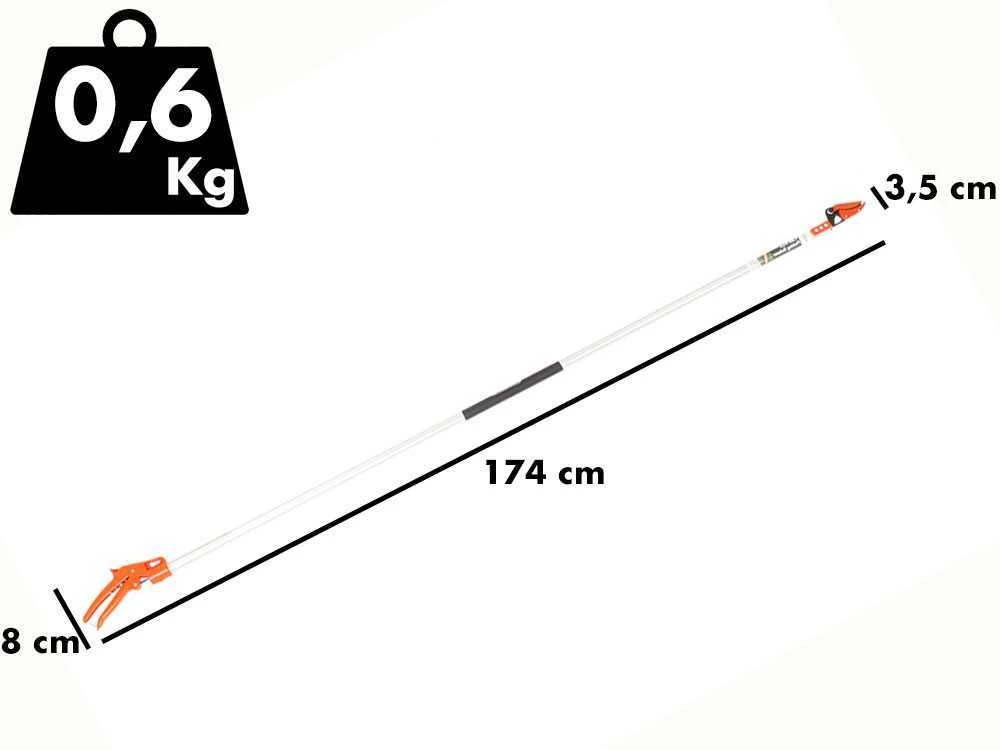 Coupe-branches Sur Perche Fixe GeoTech FP-180 Avec Système "Cut&Hold" 1 Coupe-branches Sur Perche Fixe GeoTech FP-180 Avec Système "Cut&Hold"