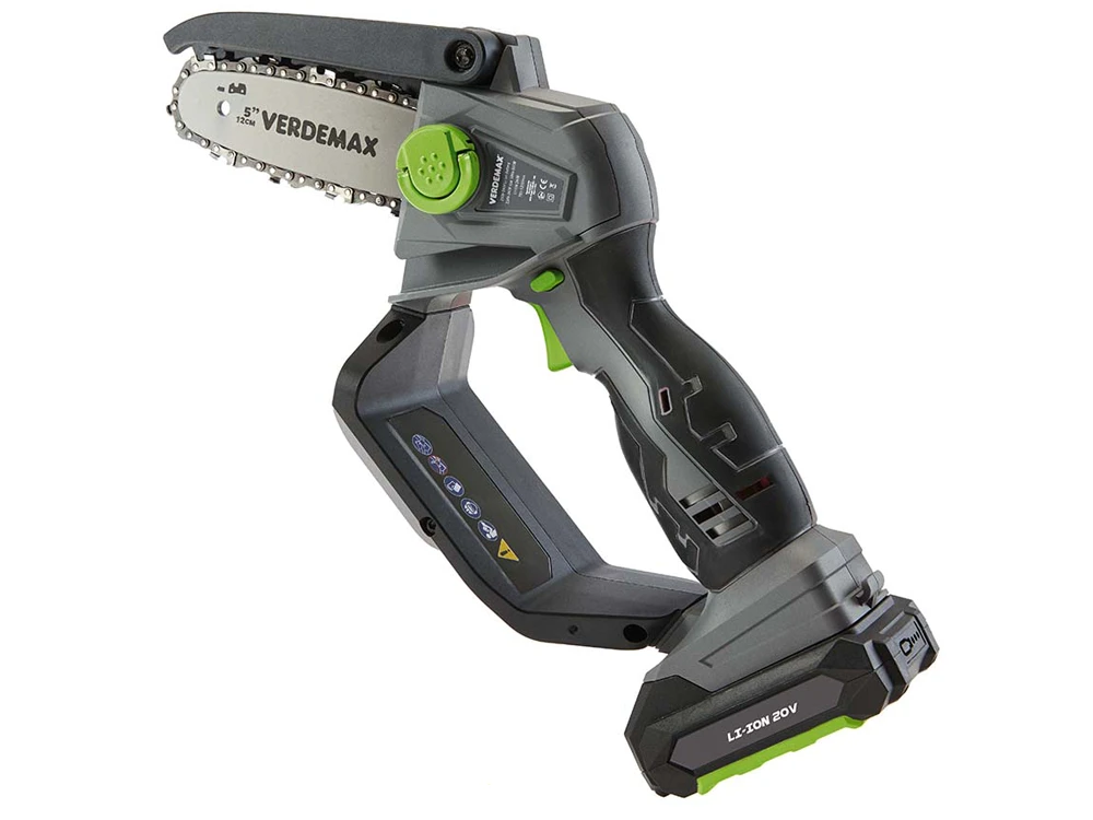 Élagueuse à Batterie Verdemax PE20 - Avec Batterie 20V 2Ah 3 Élagueuse à Batterie Verdemax PE20 - Avec Batterie 20V 2Ah – Image 3