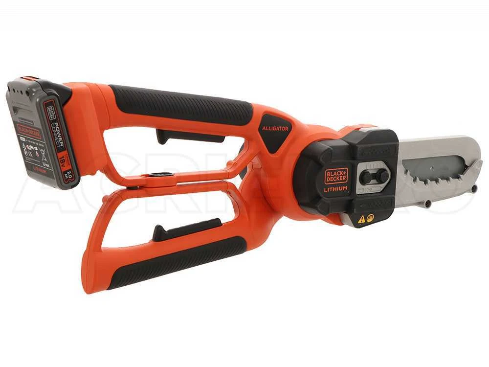 Black & Decker Élagueuse Manuelle à Batterie Black&Decker Alligator GKC1000L - Batterie 18V 2Ah 12 Black & Decker Élagueuse Manuelle à Batterie Black&Decker Alligator GKC1000L - Batterie 18V 2Ah – Image 12