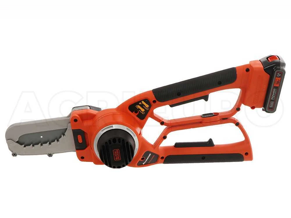 Black & Decker Élagueuse Manuelle à Batterie Black&Decker Alligator GKC1000L - Batterie 18V 2Ah 9 Black & Decker Élagueuse Manuelle à Batterie Black&Decker Alligator GKC1000L - Batterie 18V 2Ah – Image 9