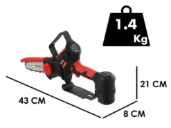 Élagueuse Manuelle électrique à Batterie Blue Bird CS 22-06 - 2 Batteries De 16.8V - 2.5Ah