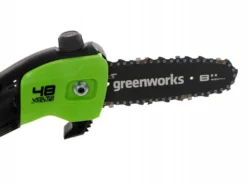 Perche élagueuse à Batterie Greenworks G48PS 48V - Batterie 2 Ah -Outils D'Élagage De Jardin perche lagueuse batterie greenworks g48ps 48v batterie 2 ah tte inclinable avec barre de 20 cm 35576 1 1656592541 IMG 62bd989db286c