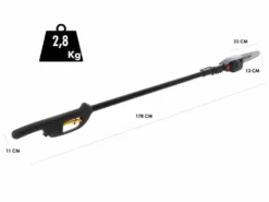 Perche élagueuse Fixe AS 200 Zanon Rino - BATTERIE ET CHARGEUR NON INCLUS