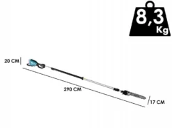 Perche élagueuse Télescopique à Batterie Makita DUA301Z