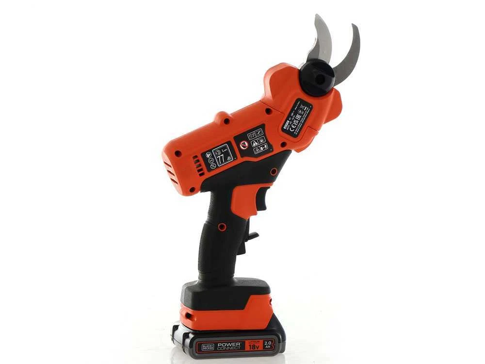 Sécateur De Taille à Batterie Black & Decker BCPP18D1-QW - Taille 25 Mm - Batterie De 18 V- 2.0 Ah 6 Sécateur De Taille à Batterie Black & Decker BCPP18D1-QW - Taille 25 Mm - Batterie De 18 V- 2.0 Ah – Image 6