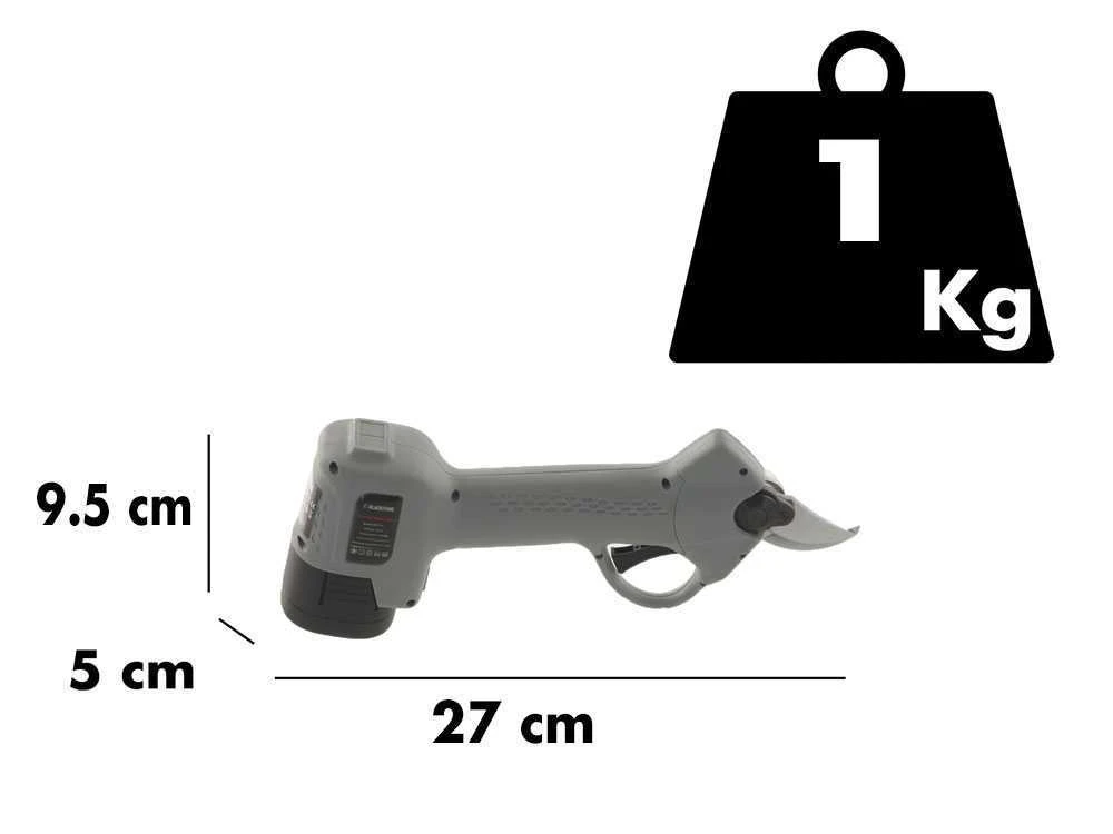 Sécateur électrique De Taille Blackstone BPS-25 - 2 Batteries 2.6 Ah 16.8 V 1 Sécateur électrique De Taille Blackstone BPS-25 - 2 Batteries 2.6 Ah 16.8 V