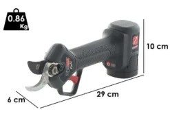 Sécateur électrique De Taille Zanon ZE 25 LIGHT - 2 BATTERIES INCLUSES - 16.8V- 2,0Ah - Ø 15-25 Mm