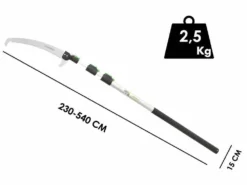 Outils D'Élagage De Jardin -Outils D'Élagage De Jardin scie de jardin verdemax perche tlescopique 3 sections 190 500 cm scie de jardin verdemax avec perche tlescopique 3 sections 30860 8 1630398743 IMG 612de91788193