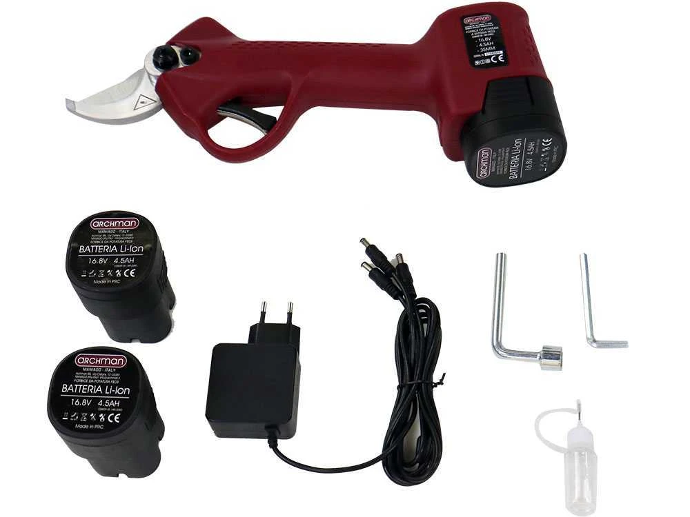 Sécateur à Batterie Archman FE03-35 - 35mm -3 Batteries De 16.8V/4.5ah 4 Sécateur à Batterie Archman FE03-35 - 35mm -3 Batteries De 16.8V/4.5ah – Image 4