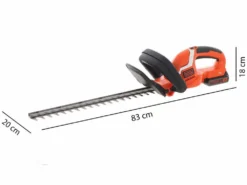 Taille-haie à Batterie Black & Decker GTC1845L20-QW 18V - Batterie 2 Ah - Lamier 45 Cm -Outils D'Élagage De Jardin taille haie batterie black decker gtc1845l20 qw 18v batterie 2 ah lamier 45 cm taille haie batterie black decker gtc1845l20 qw avec lame de 45 cm 17370 5 1562232562 IMG 0561.jpg misure