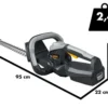 Taille-haie électrique à Batterie Alpina AHT 20 LI - Longueur Lamier 55 Cm
