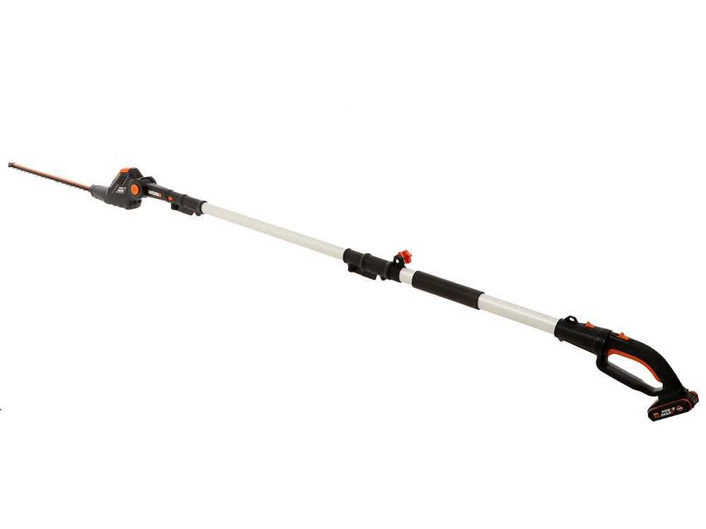 Taille-haie électrique à Batterie Worx WG252E Sur Perche De Rallonge - Batterie 20V - Lame 45 Cm En Acier 2 Taille-haie électrique à Batterie Worx WG252E Sur Perche De Rallonge - Batterie 20V - Lame 45 Cm En Acier – Image 2