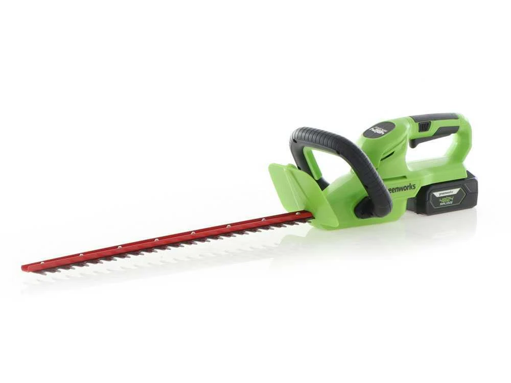 Taille-haies à Batterie Greenworks G24HT56 24V - Lame De 56 Cm - Batterie 4Ah 24V 2 Taille-haies à Batterie Greenworks G24HT56 24V - Lame De 56 Cm - Batterie 4Ah 24V – Image 2