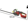 Taille-haies à Batterie HENX H36XZA24-G - Lame De 61 Cm - SANS CHARGEUR NI BATTERIE