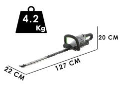 Taille-haies Porté EGO HTX 7500 Avec Batterie Professional-X EGO BAX1500 De 56V - 28Ah